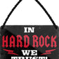 4252024206821 Schilderstore24 Schilderstore24 Blechschilder sind perfekt als Geschenk zu Weihnachten, Geburtstage, Feiern, Partys, Grillabende, Namenstag, Feiertag, Mädelsabend, Hochzeit. Jederzeit stilvoll im Wohnzimmer, Partykeller, Garage, Praxis, Büro, Café, Hauseingang Musik Metall Rock Pop Klassik musik metall rock lieder melodie instrumente	 ''In Hard Rock we trust''		18x12cm