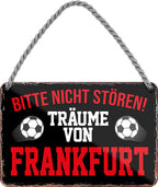 4252024204292 Schilderstore24 Schilderstore24 Blechschilder sind perfekt als Geschenk zu Weihnachten, Geburtstage, Feiern, Partys, Grillabende, Namenstag, Feiertag, Mädelsabend, Hochzeit. Jederzeit stilvoll im Wohnzimmer, Partykeller, Garage, Praxis, Büro, Café, Hauseingang Fußball Mannschaft Verein Bolzen Ball sport liga kicken stadion freizeit ''Träume von Erzgebirge'' 18x12cm