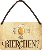 4252024201345Geschenk Weihnachten, Geburtstage, Feiern, Partys, Grillabende, Namenstag, Feiertag, Mädelsabend, Hochzeit Wohnzimmer, Partykeller, Garage, Praxis, Büro, Café, Hauseingang Alkohol Kasten Bier Saufen Getränk Bier Alkohol schaumkrone promille hopfen	Schilderstore24 	 ''Bierchen''