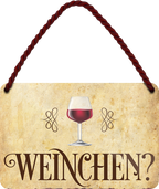 4252024201314Geschenk Weihnachten, Geburtstage, Feiern, Partys, Grillabende, Namenstag, Feiertag, Mädelsabend, Hochzeit Wohnzimmer, Partykeller, Garage, Praxis, Büro, Café, Hauseingang Alkohol Cocktail Bier Sekt Getränk Bier Alkohol schnaps promille tequila   	Schilderstore24 	 ''Weinchen''