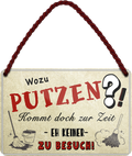 4252024211290 Schilderstore24 Blechschilder sind perfekt als Geschenk zu Weihnachten, Geburtstage, Feiern, Partys, Grillabende, Namenstag, Feiertag, Mädelsabend, Hochzeit. Jederzeit stilvoll im Wohnzimmer, Partykeller, Garage, Praxis, Büro, Café, Hauseingang Sarkasmus Ironie Funny Schwarzer Humor faul dumm fun rente lästern teufel