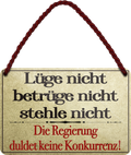 4252024211221 Schilderstore24 Blechschilder sind perfekt als Geschenk zu Weihnachten, Geburtstage, Feiern, Partys, Grillabende, Namenstag, Feiertag, Mädelsabend, Hochzeit. Jederzeit stilvoll im Wohnzimmer, Partykeller, Garage, Praxis, Büro, Café, Hauseingang Sarkasmus Ironie Funny Schwarzer Humor faul dumm fun rente lästern teufel