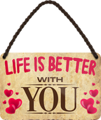4252024208290	Schilderstore24 	 ''Life is better You'' Schilderstore24 Blechschilder sind perfekt als Geschenk zu Weihnachten, Geburtstage, Feiern, Partys, Grillabende, Namenstag, Feiertag, Mädelsabend, Hochzeit. Jederzeit stilvoll im Wohnzimmer, Partykeller, Garage, Praxis, Büro, Café, Hauseingang Sex Anzüglich Zweideutig Romantik Brüste sinnlich schnulzig romantisch versaut pinup