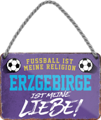 4252024204995Geschenk zu Weihnachten, Geburtstage, Feiern, Partys, Grillabende, Namenstag, Feiertag, Mädelsabend, Hochzeit Wohnzimmer, Partykeller, Garage, Praxis, Büro, Café, Hauseingang Fußball Mannschaft Verein Bolzen Ball sport liga kicken stadion freizeit	Schilderstore24 	 ''Erzgebirge ist meine Liebe!''