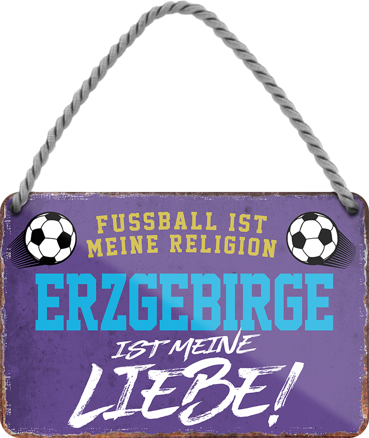 4252024204995Geschenk zu Weihnachten, Geburtstage, Feiern, Partys, Grillabende, Namenstag, Feiertag, Mädelsabend, Hochzeit Wohnzimmer, Partykeller, Garage, Praxis, Büro, Café, Hauseingang Fußball Mannschaft Verein Bolzen Ball sport liga kicken stadion freizeit	Schilderstore24 	 ''Erzgebirge ist meine Liebe!''