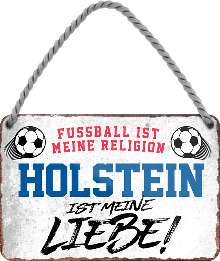 4252024205091Geschenk zu Weihnachten, Geburtstage, Feiern, Partys, Grillabende, Namenstag, Feiertag, Mädelsabend, Hochzeit Wohnzimmer, Partykeller, Garage, Praxis, Büro, Café, Hauseingang Fußball Mannschaft Verein Bolzen Ball sport liga kicken stadion freizeit	Schilderstore24 	 ''Holstein ist meine Liebe!''	