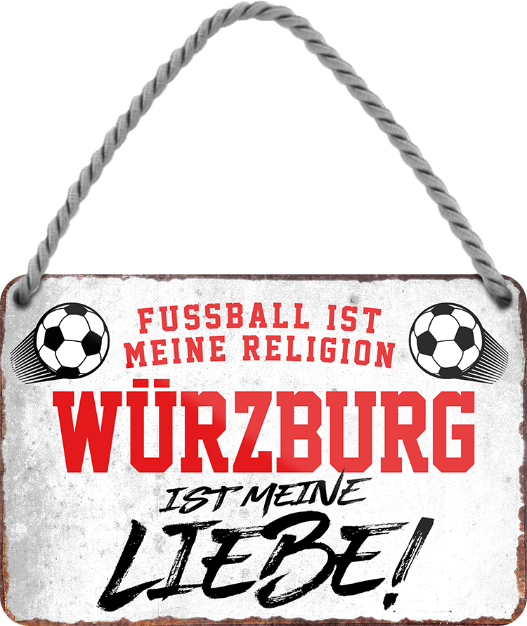 4252024205411	Schilderstore24 	 ''Würzburg ist meine Liebe!'' Schilderstore24 Blechschilder sind perfekt als Geschenk zu Weihnachten, Geburtstage, Feiern, Partys, Grillabende, Namenstag, Feiertag, Mädelsabend, Hochzeit. Jederzeit stilvoll im Wohnzimmer, Partykeller, Garage, Praxis, Büro, Café, Hauseingang Fußball Mannschaft Verein Bolzen Ball sport liga kicken stadion freizeit
