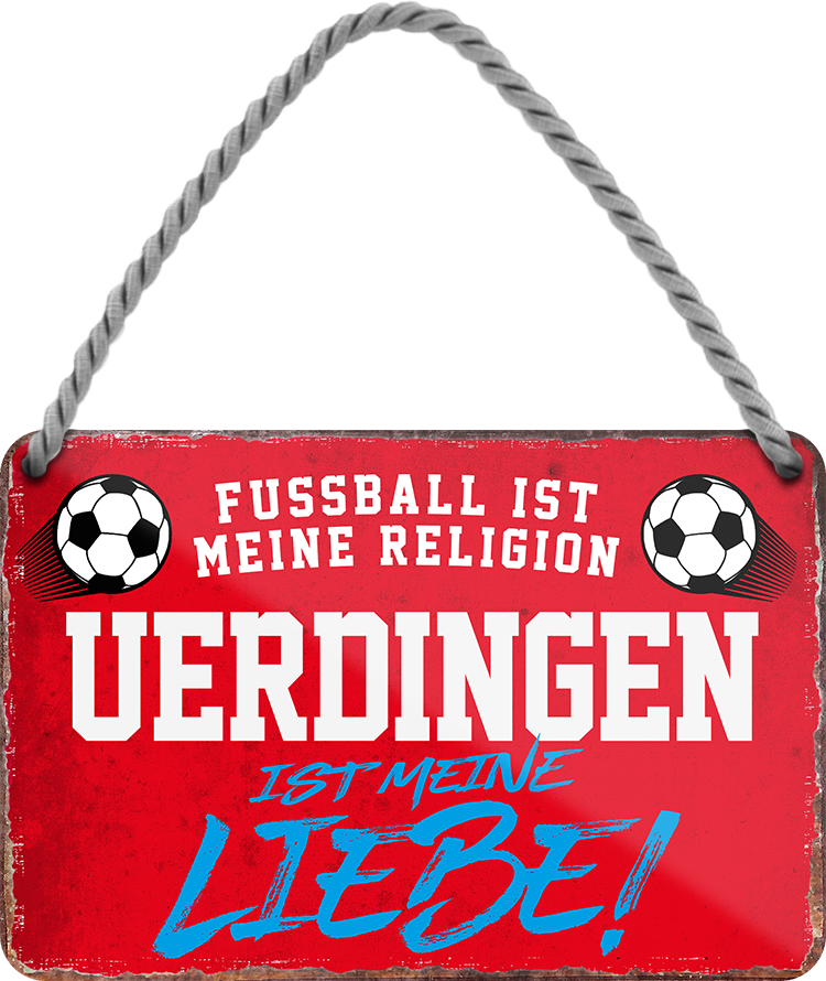 4252024205336	Schilderstore24 	 ''Uerdingen ist meine Liebe!'' Schilderstore24 Blechschilder sind perfekt als Geschenk zu Weihnachten, Geburtstage, Feiern, Partys, Grillabende, Namenstag, Feiertag, Mädelsabend, Hochzeit. Jederzeit stilvoll im Wohnzimmer, Partykeller, Garage, Praxis, Büro, Café, Hauseingang Fußball Mannschaft Verein Bolzen Ball sport liga kicken stadion freizeit