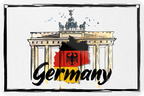4252024235227	Schilderstore35	 ''Germany (Tor Umriss Land)'' Schilderstore24 Blechschilder sind perfekt als Geschenk zu Weihnachten, Geburtstage, Feiern, Partys, Grillabende, Namenstag, Feiertag, Mädelsabend, Hochzeit. Jederzeit stilvoll im Wohnzimmer, Partykeller, Garage, Praxis, Büro, Café, Hauseingang Sarkasmus Ironie Funny Schwarzer Humor faul dumm fun rente lästern teufel