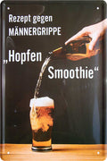 4252024213836 Schilderstore24 Schilderstore24 Blechschilder sind perfekt als Geschenk zu Weihnachten, Geburtstage, Feiern, Partys, Grillabende, Namenstag, Feiertag, Mädelsabend, Hochzeit. Jederzeit stilvoll im Wohnzimmer, Partykeller, Garage, Praxis, Büro, Café, Hauseingang Alkohol Kasten Bier Saufen Getränk Bier Alkohol schaumkrone promille hopfen	 ''Hopfen Smoothie''		20x30cm