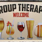 4252024213256 Schilderstore24 Schilderstore24 Blechschilder sind perfekt als Geschenk zu Weihnachten, Geburtstage, Feiern, Partys, Grillabende, Namenstag, Feiertag, Mädelsabend, Hochzeit. Jederzeit stilvoll im Wohnzimmer, Partykeller, Garage, Praxis, Büro, Café, Hauseingang Alkohol Cocktail Bier Sekt Getränk Bier Alkohol schnaps promille tequila   	 ''Group therapy Welcome (Alkohol)''		20x30cm
