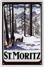 4252024221237  Blechschild ''St. Moritz'' 20x30cm Schilderstore24 Blechschilder sind perfekt als Geschenk zu Weihnachten, Geburtstage, Feiern, Partys, Grillabende, Namenstag, Feiertag, Mädelsabend, Hochzeit. Jederzeit stilvoll im Wohnzimmer, Partykeller, Garage, Praxis, Büro, Café, Hauseingang Landschaften Orte Städte Länder Urlaub See berge burgen schloss tal denkmal freizeit mee