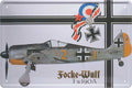 4252024221763 Schilderstore24 Schilderstore24 Blechschilder sind perfekt als Geschenk zu Weihnachten, Geburtstage, Feiern, Partys, Grillabende, Namenstag, Feiertag, Mädelsabend, Hochzeit. Jederzeit stilvoll im Wohnzimmer, Partykeller, Garage, Praxis, Büro, Café, Hauseingang Schiffe Flugzeuge Boote Lokomotiven Eisenbahn dampfer jet kriegsschiffe titanic	 ''Focke-Wulf FW190A''		20x30cm