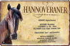 4252024218800 Schilderstore24 Schilderstore24 Blechschilder sind perfekt als Geschenk zu Weihnachten, Geburtstage, Feiern, Partys, Grillabende, Namenstag, Feiertag, Mädelsabend, Hochzeit. Jederzeit stilvoll im Wohnzimmer, Partykeller, Garage, Praxis, Büro, Café, Hauseingang Nutztier Pferd Reiten Pony Stall sattel ausreiten pferd tier landwirtschaft	 ''Hannoveraner''		20x30cm