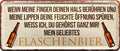 4252024223125 Schilderstore24 	Schilderstore24 Blechschilder sind perfekt als Geschenk zu Weihnachten, Geburtstage, Feiern, Partys, Grillabende, Namenstag, Feiertag, Mädelsabend, Hochzeit. Jederzeit stilvoll im Wohnzimmer, Partykeller, Garage, Praxis, Büro, Café, Hauseingang Alkohol Kasten Bier Saufen Getränk Bier Alkohol schaumkrone promille hopfen ''Wenn meine Finger deinen Hals berühren.. Flaschenbier''		28x12cm