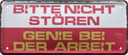 4252024226928 Schilderstore24 	Schilderstore24 Blechschilder sind perfekt als Geschenk zu Weihnachten, Geburtstage, Feiern, Partys, Grillabende, Namenstag, Feiertag, Mädelsabend, Hochzeit. Jederzeit stilvoll im Wohnzimmer, Partykeller, Garage, Praxis, Büro, Café, Hauseingang Büro Chef Angestellter Arbeit Job Arbeitsplatz Alltag Beruf Ausbildung ''Bitte nicht stören Genie bei der Arbeit''		28x12cm