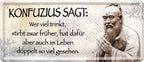 4252024222456 Schilderstore24 Schilderstore24 Blechschilder sind perfekt als Geschenk zu Weihnachten, Geburtstage, Feiern, Partys, Grillabende, Namenstag, Feiertag, Mädelsabend, Hochzeit. Jederzeit stilvoll im Wohnzimmer, Partykeller, Garage, Praxis, Büro, Café, Hauseingang Alkohol Cocktail Bier Sekt Getränk Bier Alkohol schnaps promille tequila   	 ''Konfuzius. Wer trinkt stirbt früher doppelt so viel gesehen''		28x12cm