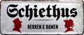 4252024228243 Schilderstore24 	Schilderstore24 Blechschilder sind perfekt als Geschenk zu Weihnachten, Geburtstage, Feiern, Partys, Grillabende, Namenstag, Feiertag, Mädelsabend, Hochzeit. Jederzeit stilvoll im Wohnzimmer, Partykeller, Garage, Praxis, Büro, Café, Hauseingang Ruhrpott Ruhrgebiet Platt Sprache hömma sprache kultur tradition plattdeutsch ''Schiethus Herren Damen''		28x12cm