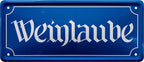4252024222555 Schilderstore24 Schilderstore24 Blechschilder sind perfekt als Geschenk zu Weihnachten, Geburtstage, Feiern, Partys, Grillabende, Namenstag, Feiertag, Mädelsabend, Hochzeit. Jederzeit stilvoll im Wohnzimmer, Partykeller, Garage, Praxis, Büro, Café, Hauseingang Alkohol Cocktail Bier Sekt Getränk Bier Alkohol schnaps promille tequila   	 ''Weinlaube''		28x12cm