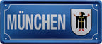 4252024228366 Schilderstore24 Schilderstore24 Blechschilder sind perfekt als Geschenk zu Weihnachten, Geburtstage, Feiern, Partys, Grillabende, Namenstag, Feiertag, Mädelsabend, Hochzeit. Jederzeit stilvoll im Wohnzimmer, Partykeller, Garage, Praxis, Büro, Café, Hauseingang Landschaften Orte Städte Länder Urlaub See berge burgen schloss tal denkmal freizeit meer	 ''München''		28x12cm