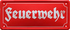 4252024227277 Schilderstore24 Schilderstore24 Blechschilder sind perfekt als Geschenk zu Weihnachten, Geburtstage, Feiern, Partys, Grillabende, Namenstag, Feiertag, Mädelsabend, Hochzeit. Jederzeit stilvoll im Wohnzimmer, Partykeller, Garage, Praxis, Büro, Café, Hauseingang Feuerwehr Feuer Brand Schutz Rettung freiwillige Alarm rettungsdienst hilfe feuer	 ''Feuerwehr''		28x12cm