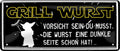 4252024223545 Schilderstore24 	Schilderstore24 Blechschilder sind perfekt als Geschenk zu Weihnachten, Geburtstage, Feiern, Partys, Grillabende, Namenstag, Feiertag, Mädelsabend, Hochzeit. Jederzeit stilvoll im Wohnzimmer, Partykeller, Garage, Praxis, Büro, Café, Hauseingang Lebensmittel Kaffee Kuchen Tee Grill crepes teigware süßigkeit essen grill wurst ''Grill Wurst Vorsicht sein du musst Wurst eine dunkle Seite hat''		28x12cm