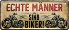 4252024225365 Schilderstore24 Schilderstore24 Blechschilder sind perfekt als Geschenk zu Weihnachten, Geburtstage, Feiern, Partys, Grillabende, Namenstag, Feiertag, Mädelsabend, Hochzeit. Jederzeit stilvoll im Wohnzimmer, Partykeller, Garage, Praxis, Büro, Café, Hauseingang Mechaniker Auto Motorrad Werkstatt auto werkstatt tüfteln schrauber	 ''Echte Männer sind Biker''		28x12cm
