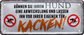 4252024224283 Schilderstore24 	Schilderstore24 Blechschilder sind perfekt als Geschenk zu Weihnachten, Geburtstage, Feiern, Partys, Grillabende, Namenstag, Feiertag, Mädelsabend, Hochzeit. Jederzeit stilvoll im Wohnzimmer, Partykeller, Garage, Praxis, Büro, Café, Hauseingang Haustier Tier Freund knuddelig Zuhause Katze Hund Hamster Meerschwein haustier ''Gönnen sie ihrem Hund Abwechslung und lassen Kacken''		28x12cm
