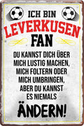 4252024216608 Schilderstore24 	Schilderstore24 Blechschilder sind perfekt als Geschenk zu Weihnachten, Geburtstage, Feiern, Partys, Grillabende, Namenstag, Feiertag, Mädelsabend, Hochzeit. Jederzeit stilvoll im Wohnzimmer, Partykeller, Garage, Praxis, Büro, Café, Hauseingang Fußball Mannschaft Verein Bolzen Ball sport liga kicken stadion freizeit ''Leverkusen Fan ´20''		20x30cm