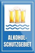 4252024228892	Schilderstore24	 ''Alkoholschutzgebiet''Schilderstore24 Blechschilder sind perfekt als Geschenk zu Weihnachten, Geburtstage, Feiern, Partys, Grillabende, Namenstag, Feiertag, Mädelsabend, Hochzeit. Jederzeit stilvoll im Wohnzimmer, Partykeller, Garage, Praxis, Büro, Café, Hauseingang Alkohol Kasten Bier Saufen Getränk Bier Alkohol schaumkrone promille hopfen