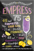 4252024229332	Schilderstore24	 ''Empress 75''Schilderstore24 Blechschilder sind perfekt als Geschenk zu Weihnachten, Geburtstage, Feiern, Partys, Grillabende, Namenstag, Feiertag, Mädelsabend, Hochzeit. Jederzeit stilvoll im Wohnzimmer, Partykeller, Garage, Praxis, Büro, Café, Hauseingang Alkohol Cocktail Likör Sekt Getränk Alkohol promille schnaps saufen cocktails