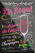 4252024229400	Schilderstore24	 ''Kir Royal''Schilderstore24 Blechschilder sind perfekt als Geschenk zu Weihnachten, Geburtstage, Feiern, Partys, Grillabende, Namenstag, Feiertag, Mädelsabend, Hochzeit. Jederzeit stilvoll im Wohnzimmer, Partykeller, Garage, Praxis, Büro, Café, Hauseingang Alkohol Cocktail Likör Sekt Getränk Alkohol promille schnaps saufen cocktails