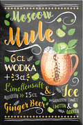 4252024229516	Schilderstore24	 ''Moscow Mule''Schilderstore24 Blechschilder sind perfekt als Geschenk zu Weihnachten, Geburtstage, Feiern, Partys, Grillabende, Namenstag, Feiertag, Mädelsabend, Hochzeit. Jederzeit stilvoll im Wohnzimmer, Partykeller, Garage, Praxis, Büro, Café, Hauseingang Alkohol Cocktail Likör Sekt Getränk Alkohol promille schnaps saufen cocktails