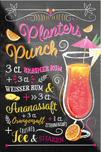 4252024229578	Schilderstore24	 ''Planters Punch''Schilderstore24 Blechschilder sind perfekt als Geschenk zu Weihnachten, Geburtstage, Feiern, Partys, Grillabende, Namenstag, Feiertag, Mädelsabend, Hochzeit. Jederzeit stilvoll im Wohnzimmer, Partykeller, Garage, Praxis, Büro, Café, Hauseingang Alkohol Cocktail Likör Sekt Getränk Alkohol promille schnaps saufen cocktails