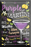 4252024229585	Schilderstore24	 ''Purple Martini''Schilderstore24 Blechschilder sind perfekt als Geschenk zu Weihnachten, Geburtstage, Feiern, Partys, Grillabende, Namenstag, Feiertag, Mädelsabend, Hochzeit. Jederzeit stilvoll im Wohnzimmer, Partykeller, Garage, Praxis, Büro, Café, Hauseingang Alkohol Cocktail Likör Sekt Getränk Alkohol promille schnaps saufen cocktails
