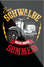 4252024231182	Schilderstore24	 ''Eine Schwalbe macht immer Sommer''Schilderstore24 Blechschilder sind perfekt als Geschenk zu Weihnachten, Geburtstage, Feiern, Partys, Grillabende, Namenstag, Feiertag, Mädelsabend, Hochzeit. Jederzeit stilvoll im Wohnzimmer, Partykeller, Garage, Praxis, Büro, Café, Hauseingang Mechaniker Auto Motorrad Werkstatt auto werkstatt tüfteln schrauber