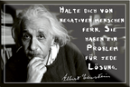4252024229905	Schilderstore24	 ''Halte dich von negativen Menschen fern (Einstein)''Schilderstore24 Blechschilder sind perfekt als Geschenk zu Weihnachten, Geburtstage, Feiern, Partys, Grillabende, Namenstag, Feiertag, Mädelsabend, Hochzeit. Jederzeit stilvoll im Wohnzimmer, Partykeller, Garage, Praxis, Büro, Café, Hauseingang Tiefsinnig Albert Einstein Weisheiten wahrheit sprichwort lebensweisheit philosoph