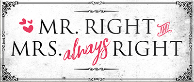 4252024241013	Schilderstore24	 ''Mr. Right Mrs. always Right'' Schilderstore24 Blechschilder sind perfekt als Geschenk zu Weihnachten, Geburtstage, Feiern, Partys, Grillabende, Namenstag, Feiertag, Mädelsabend, Hochzeit. Jederzeit stilvoll im Wohnzimmer, Partykeller, Garage, Praxis, Büro, Café, Hauseingang Familie Zuhause Eltern Geschwister oma opa familie mama papa geschwister