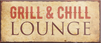4252024240672	Schilderstore24	 ''Grill & Chill Lounge'' Schilderstore24 Blechschilder sind perfekt als Geschenk zu Weihnachten, Geburtstage, Feiern, Partys, Grillabende, Namenstag, Feiertag, Mädelsabend, Hochzeit. Jederzeit stilvoll im Wohnzimmer, Partykeller, Garage, Praxis, Büro, Café, Hauseingang Lebensmittel Kaffee Kuchen Tee Grill crepes teigware süßigkeit essen grill wurst