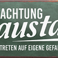 4252024241525	Schilderstore24	 ''Achtung Saustall'' Schilderstore24 Blechschilder sind perfekt als Geschenk zu Weihnachten, Geburtstage, Feiern, Partys, Grillabende, Namenstag, Feiertag, Mädelsabend, Hochzeit. Jederzeit stilvoll im Wohnzimmer, Partykeller, Garage, Praxis, Büro, Café, Hauseingang Küche Haushalt Willkommen Eigenheim heim essen haus kochen herzlich Zuhause putzen