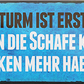 4252024242102	Schilderstore24	 ''Sturm ist wenn die Schafe keine Locken mehr haben'' Schilderstore24 Blechschilder sind perfekt als Geschenk zu Weihnachten, Geburtstage, Feiern, Partys, Grillabende, Namenstag, Feiertag, Mädelsabend, Hochzeit. Jederzeit stilvoll im Wohnzimmer, Partykeller, Garage, Praxis, Büro, Café, Hauseingang Meer Urlaub Sommer Sandstrand meer wasser strand sand urlaub ferien