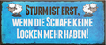 4252024242102	Schilderstore24	 ''Sturm ist wenn die Schafe keine Locken mehr haben'' Schilderstore24 Blechschilder sind perfekt als Geschenk zu Weihnachten, Geburtstage, Feiern, Partys, Grillabende, Namenstag, Feiertag, Mädelsabend, Hochzeit. Jederzeit stilvoll im Wohnzimmer, Partykeller, Garage, Praxis, Büro, Café, Hauseingang Meer Urlaub Sommer Sandstrand meer wasser strand sand urlaub ferien