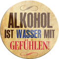4252024231625	Schilderstore24	 ''Alkohol ist Wasser mit Gefühlen''Schilderstore24 Blechschilder sind perfekt als Geschenk zu Weihnachten, Geburtstage, Feiern, Partys, Grillabende, Namenstag, Feiertag, Mädelsabend, Hochzeit. Jederzeit stilvoll im Wohnzimmer, Partykeller, Garage, Praxis, Büro, Café, Hauseingang Alkohol Cocktail Bier Sekt Getränk Bier Alkohol schnaps promille tequila   