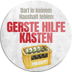 4252024232127	Schilderstore24	 ''Darf in keinem Haushalt fehlen Gerstehilfekasten (grau)''Schilderstore24 Blechschilder sind perfekt als Geschenk zu Weihnachten, Geburtstage, Feiern, Partys, Grillabende, Namenstag, Feiertag, Mädelsabend, Hochzeit. Jederzeit stilvoll im Wohnzimmer, Partykeller, Garage, Praxis, Büro, Café, Hauseingang Alkohol Kasten Bier Saufen Getränk Bier Alkohol schaumkrone promille hopfen