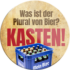 4252024232233	Schilderstore24	 ''Was ist der Plural von Bier Kasten''Schilderstore24 Blechschilder sind perfekt als Geschenk zu Weihnachten, Geburtstage, Feiern, Partys, Grillabende, Namenstag, Feiertag, Mädelsabend, Hochzeit. Jederzeit stilvoll im Wohnzimmer, Partykeller, Garage, Praxis, Büro, Café, Hauseingang Alkohol Kasten Bier Saufen Getränk Bier Alkohol schaumkrone promille hopfen