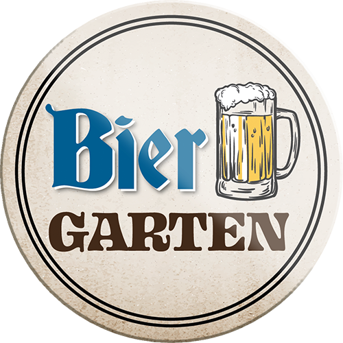 4252024232073	Schilderstore24	 ''Bier Garten''Schilderstore24 Blechschilder sind perfekt als Geschenk zu Weihnachten, Geburtstage, Feiern, Partys, Grillabende, Namenstag, Feiertag, Mädelsabend, Hochzeit. Jederzeit stilvoll im Wohnzimmer, Partykeller, Garage, Praxis, Büro, Café, Hauseingang Alkohol Kasten Bier Saufen Getränk Bier Alkohol schaumkrone promille hopfen