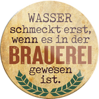4252024232240	Schilderstore24	 ''Wasser schmeckt erst Brauerei''Schilderstore24 Blechschilder sind perfekt als Geschenk zu Weihnachten, Geburtstage, Feiern, Partys, Grillabende, Namenstag, Feiertag, Mädelsabend, Hochzeit. Jederzeit stilvoll im Wohnzimmer, Partykeller, Garage, Praxis, Büro, Café, Hauseingang Alkohol Kasten Bier Saufen Getränk Bier Alkohol schaumkrone promille hopfen
