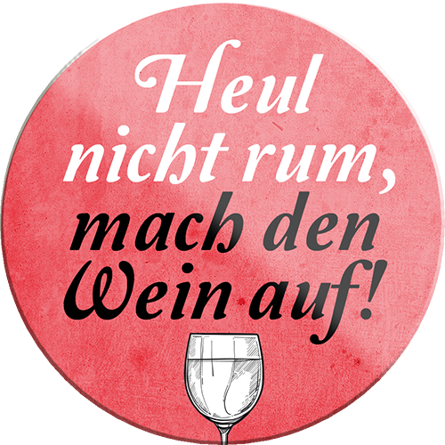 4252024231847	Schilderstore24	 ''Heul nicht rum, mach den Wein auf''Schilderstore24 Blechschilder sind perfekt als Geschenk zu Weihnachten, Geburtstage, Feiern, Partys, Grillabende, Namenstag, Feiertag, Mädelsabend, Hochzeit. Jederzeit stilvoll im Wohnzimmer, Partykeller, Garage, Praxis, Büro, Café, Hauseingang Alkohol Cocktail Bier Sekt Getränk Bier Alkohol schnaps promille tequila   