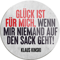 4252024231373	Schilderstore24	 ''Glück ist für mich, niemand auf Sack geht''Geschenk Weihnachten, Geburtstage, Feiern, Partys, Grillabende, Namenstag, Feiertag, Mädelsabend, Hochzeit Wohnzimmer, Partykeller, Garage, Praxis, Büro, Café, Hauseingang Sarkasmus Ironie Funny Schwarzer Humor faul dumm fun rente lästern teufel