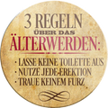 4252024232912	Schilderstore24	 ''3 Regeln über das Älterwerden''Schilderstore24 Blechschilder sind perfekt als Geschenk zu Weihnachten, Geburtstage, Feiern, Partys, Grillabende, Namenstag, Feiertag, Mädelsabend, Hochzeit. Jederzeit stilvoll im Wohnzimmer, Partykeller, Garage, Praxis, Büro, Café, Hauseingang Familie Zuhause Eltern Geschwister oma opa familie mama papa geschwister